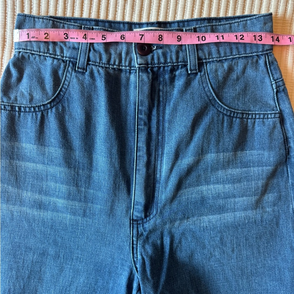 Doen Blue Wide Leg Jeans - Picture 7 of 11